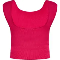 Mymo Gebreide top fuchsia