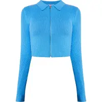 Mymo Gebreid vest 'Keepsudry' hemelsblauw