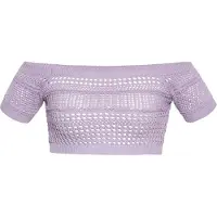 Mymo Gebreide top lavendel