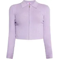 Mymo Gebreid vest 'Keepsudry' lichtlila