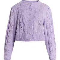 Mymo Gebreid vest 'Keepsudry' lichtlila