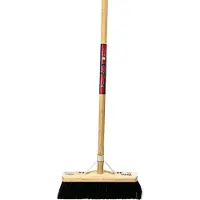 Synx Tools Zaalveger Paardenhaar 30cm - Zachte Bezems - Steel 130cm
