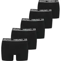 Head 5-pak Heren Boxershorts - Zwart - Multipack heren onderbroeken katoen - M