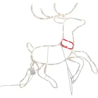 Luca Lighting Kerst vloerlamp hert 50cm incl. LED met timer IP44 - Pax