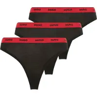 HUGO String rood / zwart