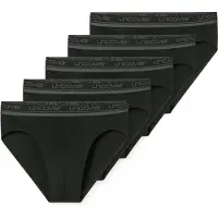 Schiesser Slip grijs / zwart