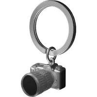 Metalmorphose sleutelhanger Reflex camera - Grijs / 2.0 x 2.8 x 1.5cm / Metaal