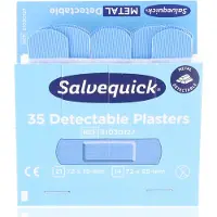 Salvequick 6735 navulling HACCP blauwe pleisters 35 stuks