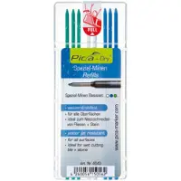 PICA 4040 Dry - Navulling - Waterbestendig - 8 stuks (Blauw Groen Wit)