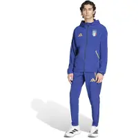 Adidas Italië Tiro Travel Trainingspak Full-Zip 2026-2028 Blauw Goud