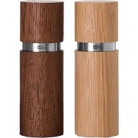 AdHoc Peper- en Zoutmolen Textura Bruin 15 cm
