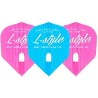 L-Style Champagne Kami L3 Shape Vintage Logo Type-C - Dart Flights