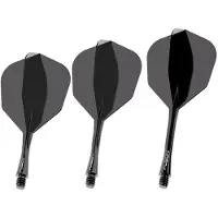Winmau Fusion Solid Black NO6 - Dart Flights