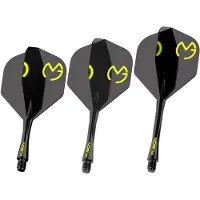 Winmau Fusion Michael van Gerwen Green Black NO2 - Dart Flights