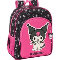 Hello Kitty | Rugzak voor kinderen, Kuromi - Roze - Lichtgewicht, compact, eenvoudig in gebruik - Ideaal voor kinderen