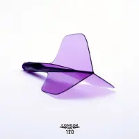 Condor AXE 120 Trifin Purple Small - Dart Flights