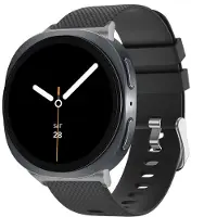 IMoshion Flexibel Siliconen bandje voor de Samsung Galaxy Watch 9 (40/44mm) / Watch 8 (40/44mm) / Classic (46mm) - Zwart