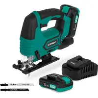 Vonroc Accu Decoupeerzaag 20V | Incl. 2x 2.0Ah Accu en snellader