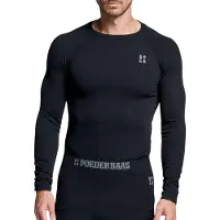 Poederbaas Ondershirt Men Baselayer Shirt Black-M