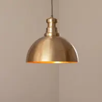 Opviq Hanglamp Berceste, dimbaar, messing / goud, Woon-/ Eetkamer, metaal, Modern, hanglamp