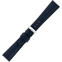 Morellato Blauw Lederen Horlogeband 18mm - Italiaans Leer