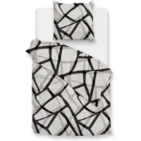Zohome Zo Home Dekbedovertrek Flanel Serena - grey 140x200/220cm