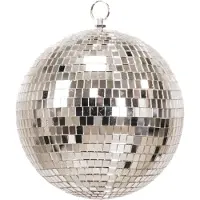 House Vitamin Christmas decoration christmas hanger discoball foam silver -