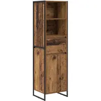vidaXL Boekenkast Oud Hout 43 x 36 x 150.5 cm Bewerkt hout