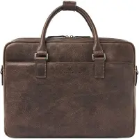 Castelijn & beerens Carisma Koffer Leer 40 cm Laptop compartiment bruin