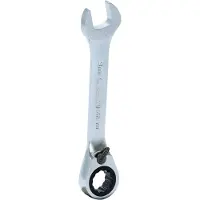 Ks Tools 503.4632 503.4632 Steek-ringratelsleutel Sleutelbreedte (metrisch) 9 mm