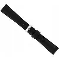 Morellato Leren Horlogeband Zwart 16mm - Stijlvol en comfortabel