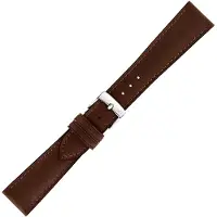 Morellato Echt Leder Horlogeband Bruin 18mm Taps Toelopend