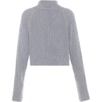 Mymo Gebreid vest grijs