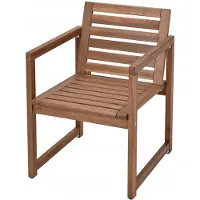 IKEA NAMMARO Tuinstoel met Armleuningen - Acaciahout, Lichtbruin