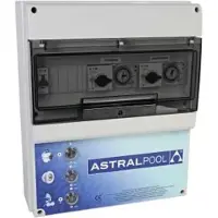 AstralPool 70423 Type C + Type D-bedieningskast Met Overbelastingsbeveiliging Voor 2 Pompen En Bediening Voor 2 Onderwaterlampen
