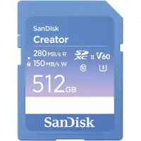 SanDisk SDXC Creator 512GB 150MB/s