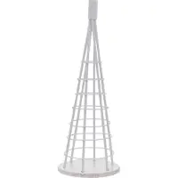 MCW Decoratieboom -O91, kerstboom, sierboom, kerstversiering, kerstboom om te versieren, metaal 60 cm ~ wit
