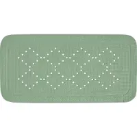 Spirella Alaska Badmat Antislip - Badkuip Mat met Anti-Slip Oppervlak - PVC Douche Antislip Mat - Basilicumgroen - 71 x 36 cm