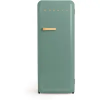 Create - Koelkast in retrostijl - Sage - Handvat Hout - FRIDGE RETRO 281L