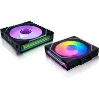 Lian Li Uni Fan SL-Infinity Wireless Reverse RGB 120mm Pack 3 Zwart