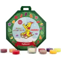 Haribo Adventskalender theelichtjes - bonte theelichtjes