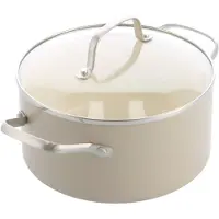 GreenChef Kookpan Nordics Met Keramische Antikleeflaag met deksel 18 cm