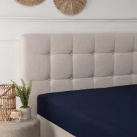 Fresh & Co Hoeslaken - Bamboe Stretch - Navy 160 x 200/210 cm
