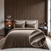 Dreamhouse Sleeptime Velvet Cartier dekbedovertrek - taupe - 140x220