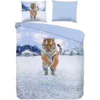 Good Morning dekbedovertrek Zelda tijger - flanel - 240x220