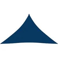 vidaXL Zonnescherm driehoekig 2,5x2,5x3,5 m oxford stof blauw