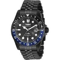 Invicta Pro Diver 30627 Heren Horloge - Quartz Uurwerk - Roestvrij Staal met zwarte Wijzerplaat - 43mm