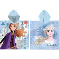 Disney Frozen - Badponcho - 55 x 110 cm. - Anna en Elsa - Poncho Handdoek