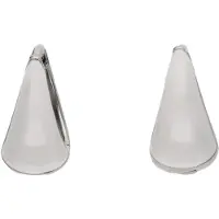 Faina Oorbellen zilver / wit