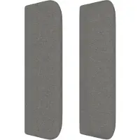 vidaXL Boxspring met matras stof donkergrijs 180x200 cm